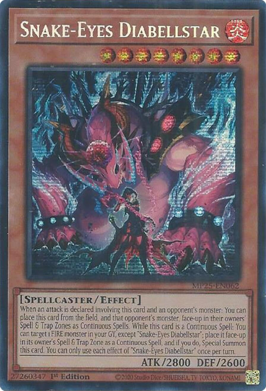Image for Snake-Eyes Diabellstar (MP25-EN062) (2025 Mega-Pack) - YuGiOh