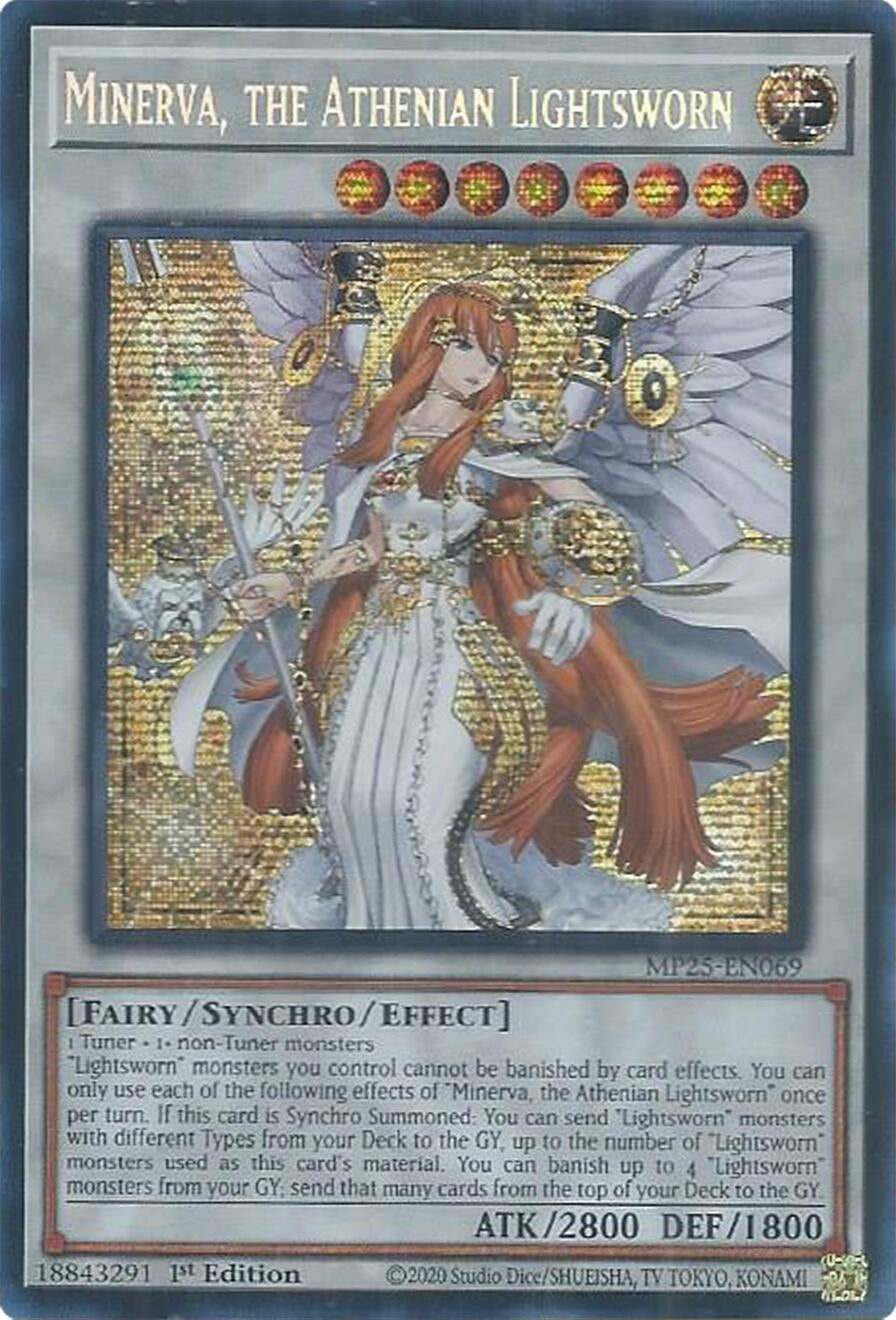Image for Minerva, the Athenian Lightsworn (MP25-EN069) (2025 Mega-Pack) - YuGiOh