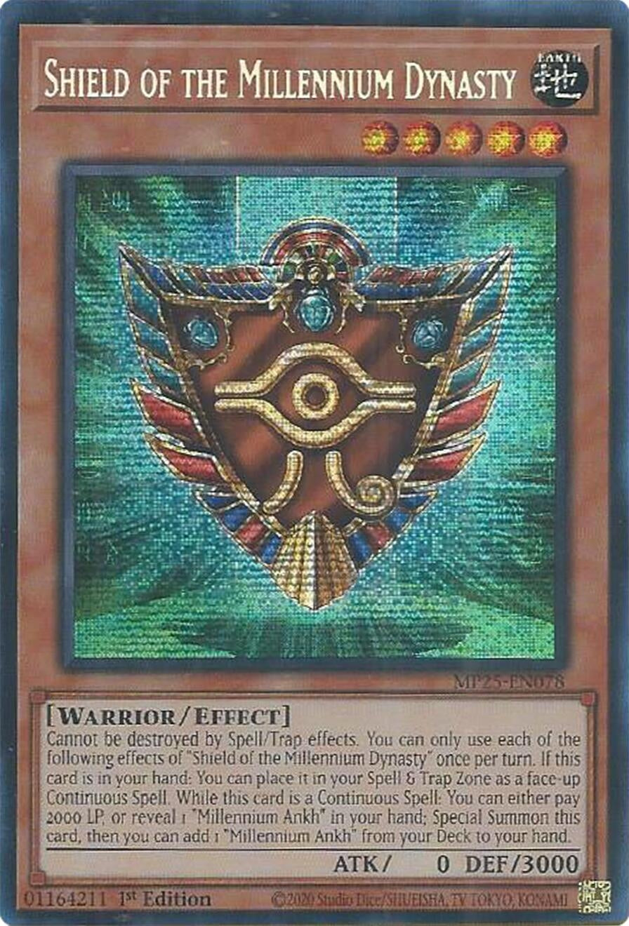 Shield of the Millennium Dynasty (MP25-EN078) (2025 Mega-Pack)