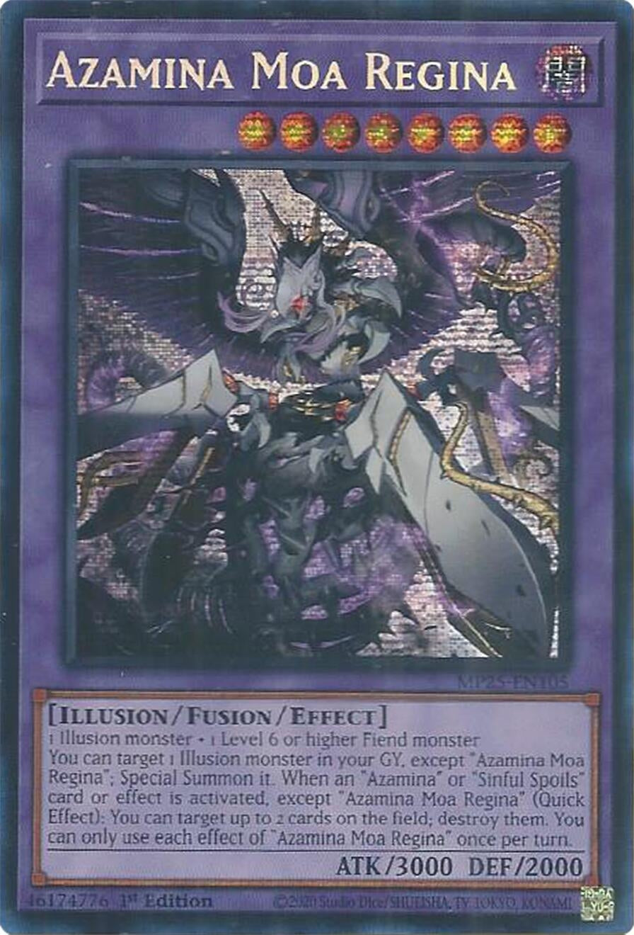 Image for Azamina Moa Regina (MP25-EN105) (2025 Mega-Pack) - YuGiOh