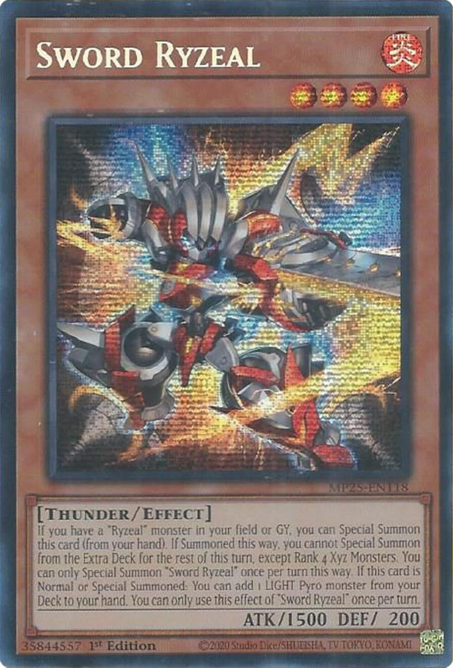Sword Ryzeal (MP25-EN118) (2025 Mega-Pack)