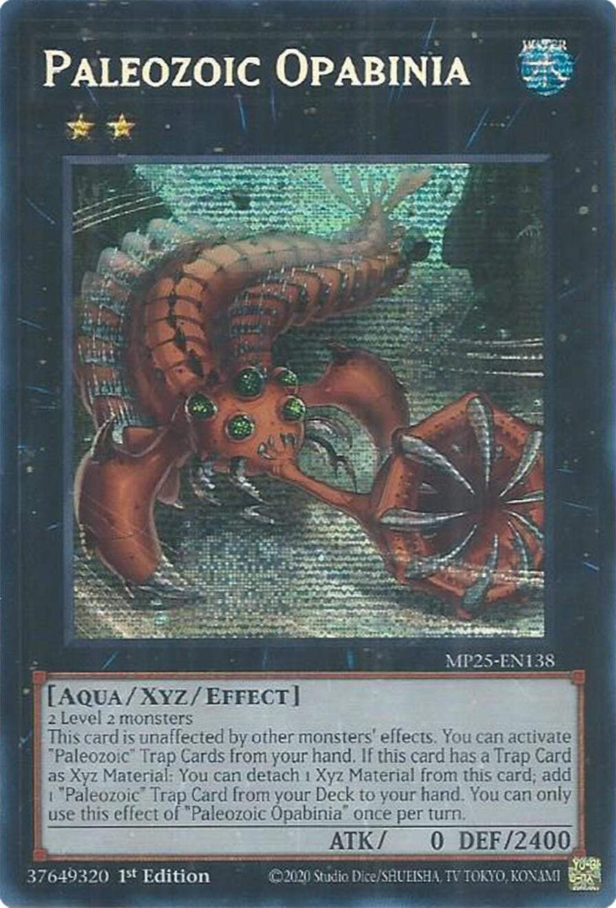 Image for Paleozoic Opabinia (MP25-EN138) (2025 Mega-Pack) - YuGiOh