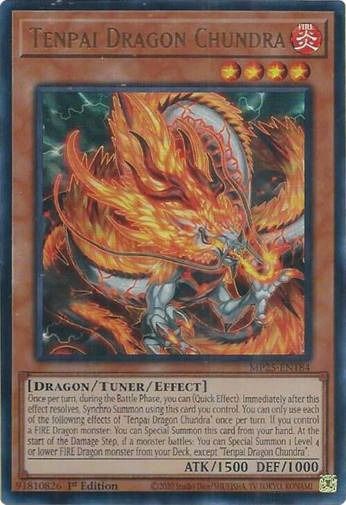 Tenpai Dragon Chundra (MP25-EN184) (2025 Mega-Pack)