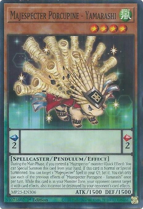 Majespecter Porcupine - Yamarashi (MP25-EN306) (2025 Mega-Pack)
