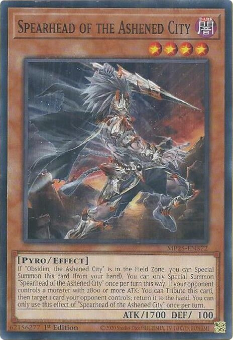Spearhead of the Ashened City (MP25-EN372) (2025 Mega-Pack)