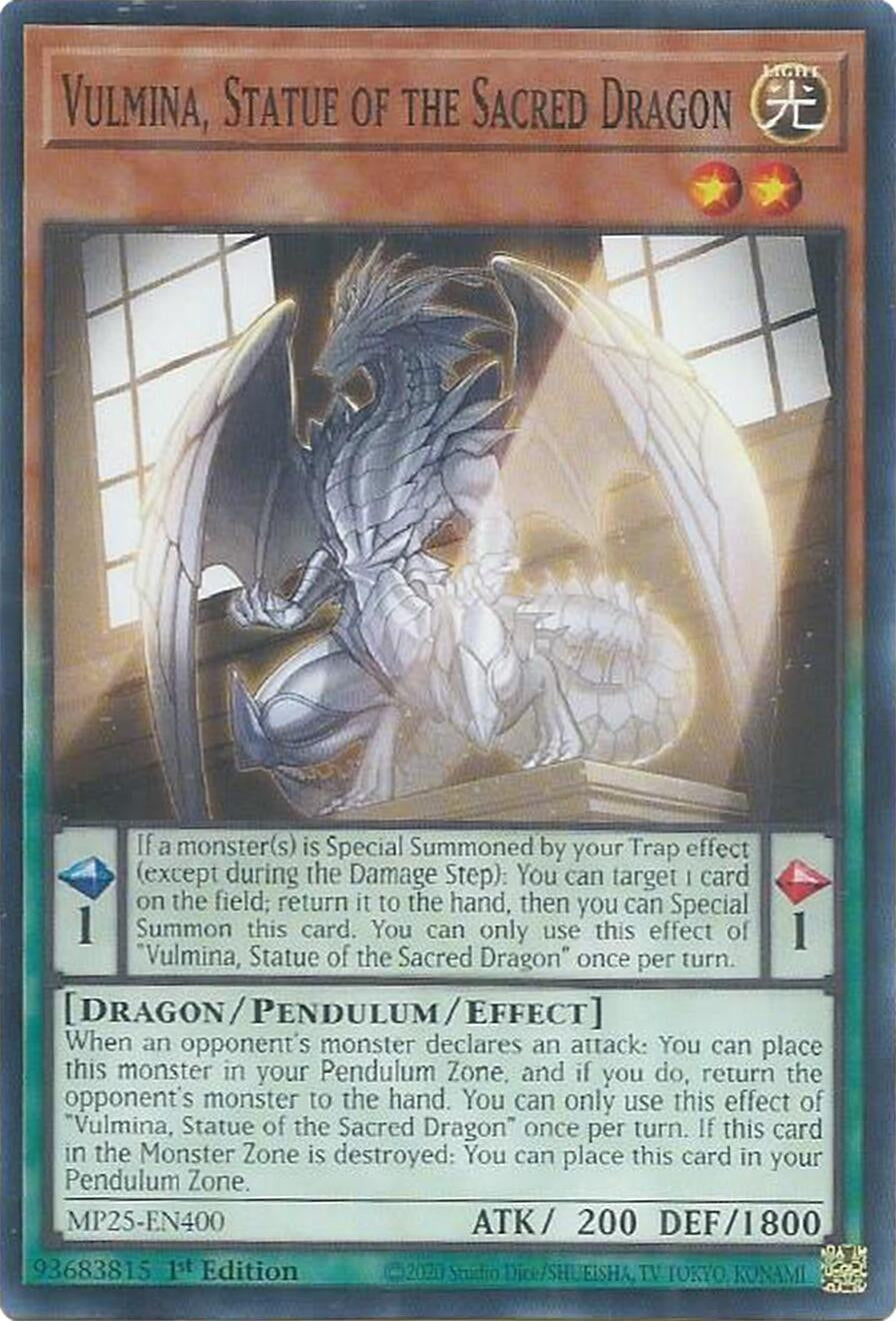 Vulmina, Statue of the Sacred Dragon (MP25-EN400) (2025 Mega-Pack)