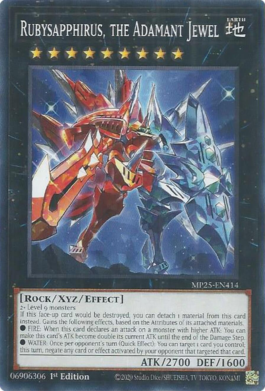 Rubysapphirus, the Adamant Jewel (MP25-EN414) (2025 Mega-Pack)