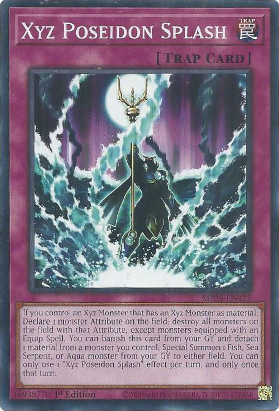 Xyz Poseidon Splash (MP25-EN422) (2025 Mega-Pack)