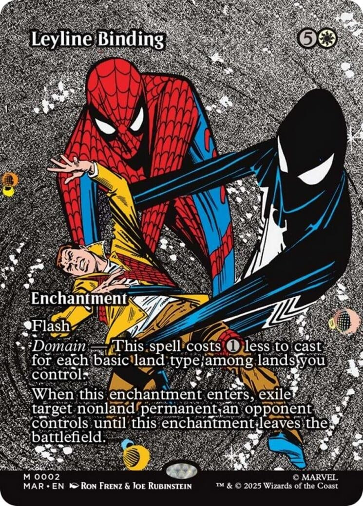 Image for Leyline Binding (Borderless) (2) (Marvel Eternal-Legal) - Magic: The Gathering