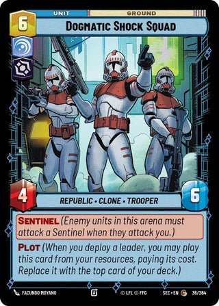 Image for Dogmatic Shock Squad (36/264) (Secrets of Power) - Star Wars: Unlimited