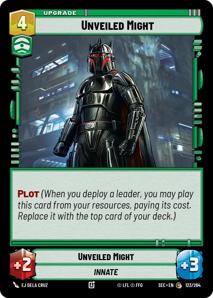 Image for Unveiled Might (123/264) (Secrets of Power) - Star Wars: Unlimited