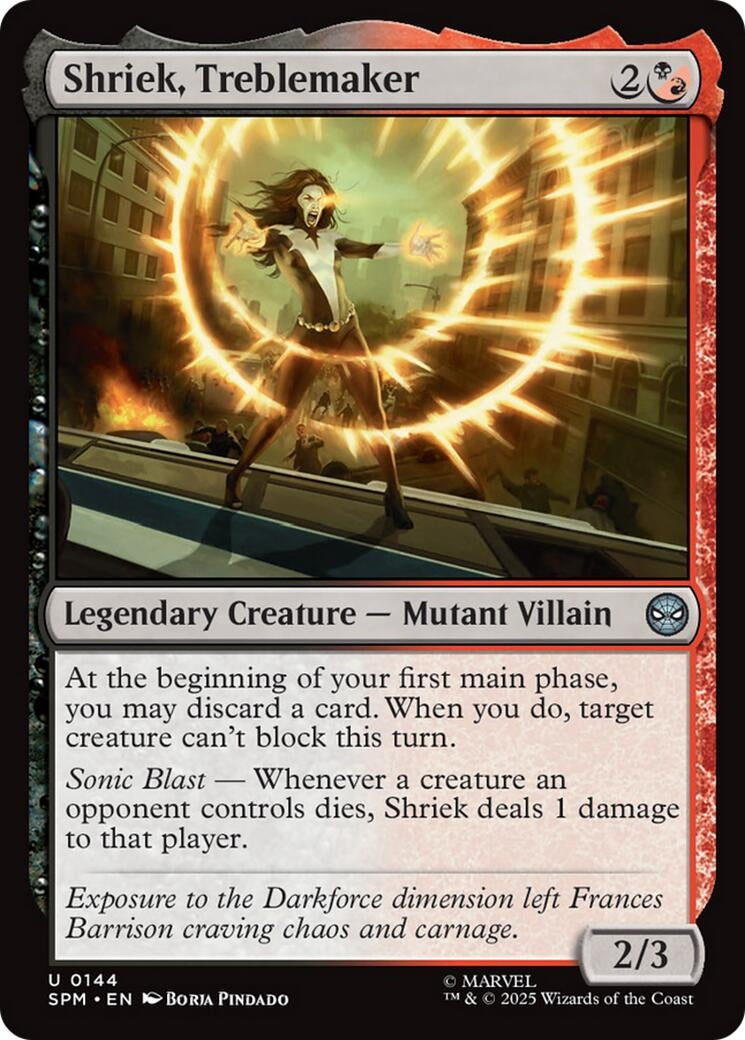 Image for Shriek, Treblemaker (Marvel's Spider-Man) - Magic: The Gathering