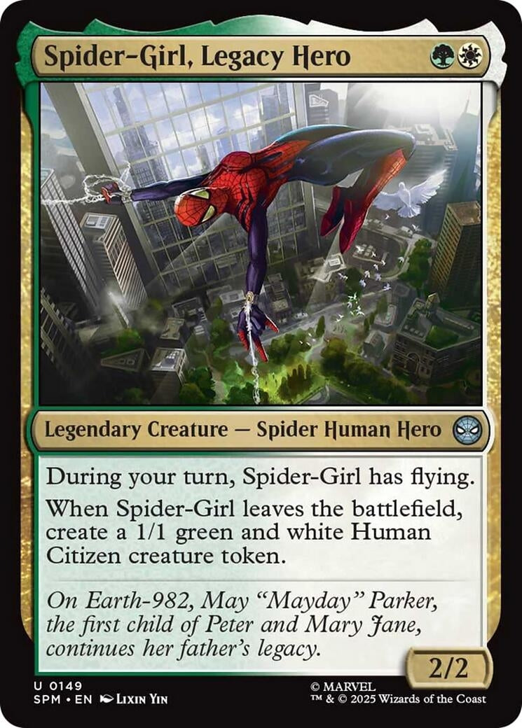 Image for Spider-Girl, Legacy Hero (Marvel's Spider-Man) - Magic: The Gathering