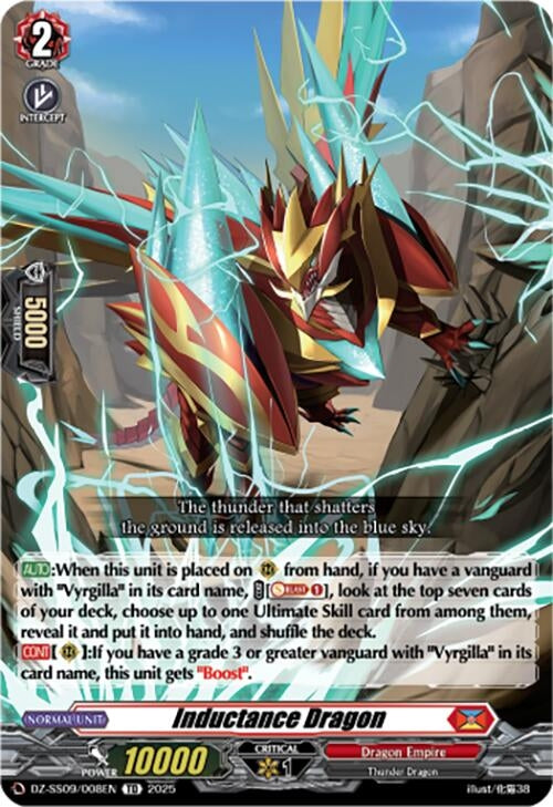 Image for Inductance Dragon (DZ-SS09/008EN) (DZ-SS09: Zero Tendo Start Deck) - Cardfight Vanguard