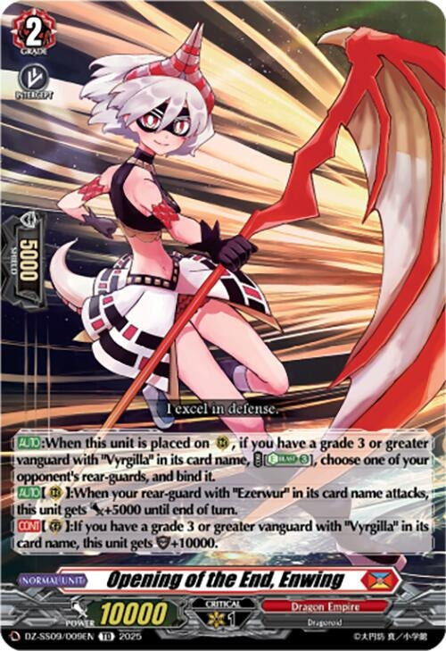 Image for Opening of the End, Enwing (DZ-SS09/009EN) (DZ-SS09: Zero Tendo Start Deck) - Cardfight Vanguard