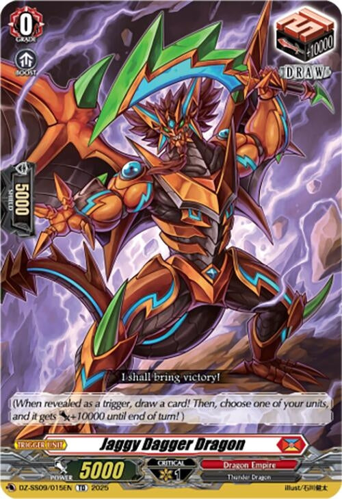 Image for Jaggy Dagger Dragon (DZ-SS09/015EN) (DZ-SS09: Zero Tendo Start Deck) - Cardfight Vanguard
