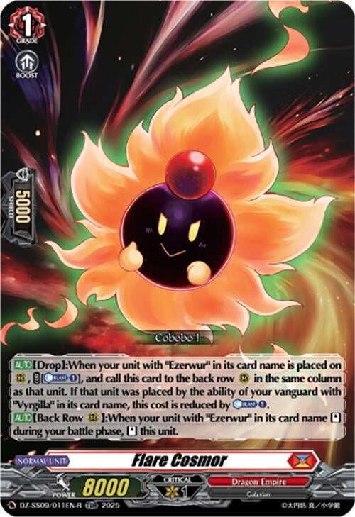 Image for Flare Cosmor (TDR) (DZ-SS09/011EN-R) (DZ-SS09: Zero Tendo Start Deck) - Cardfight Vanguard