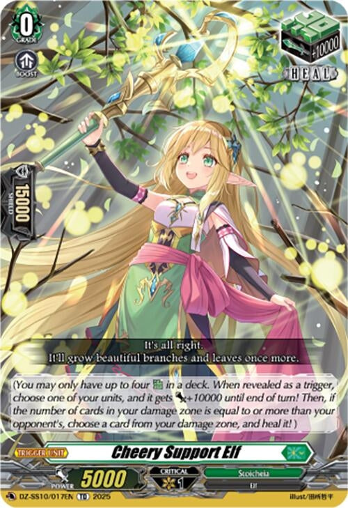 Image for Cheery Support Elf (DZ-SS10/017EN) (DZ-SS10: Shiki Otei Start Deck) - Cardfight Vanguard