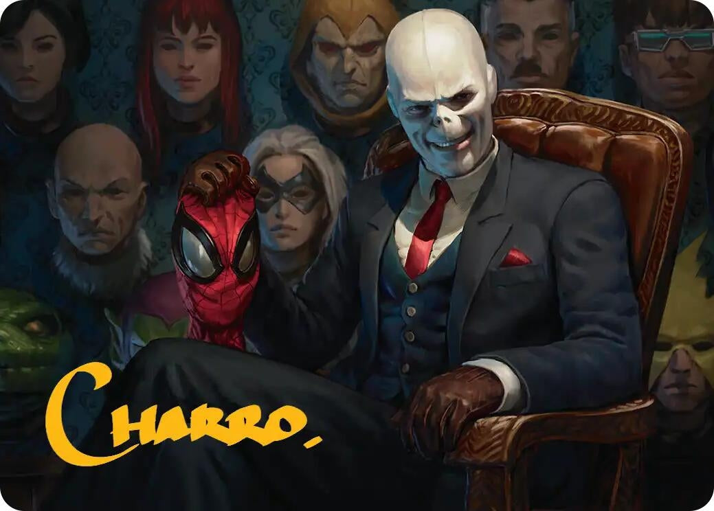 Chameleon, Master of Disguise Art Card (Gold-Stamped Signature) (5) (Art Series: Marvel's Spider-Man)