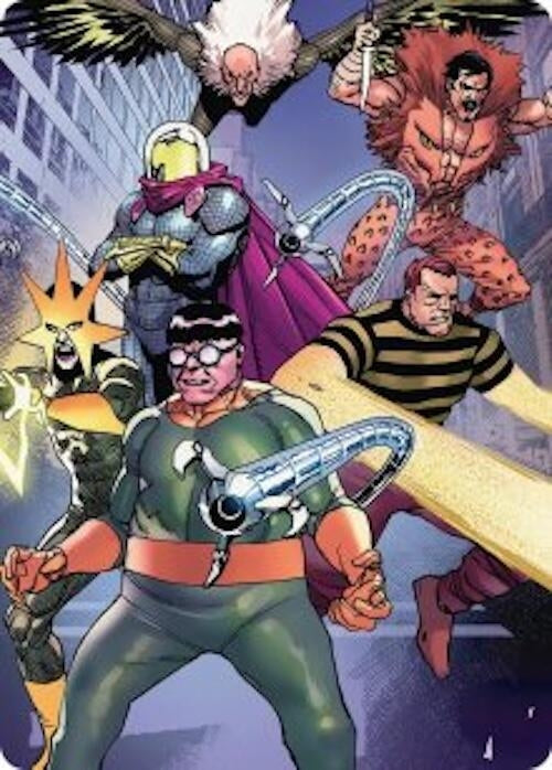 Behold the Sinister Six! Art Card (45/54) (45) (Art Series: Marvel's Spider-Man)