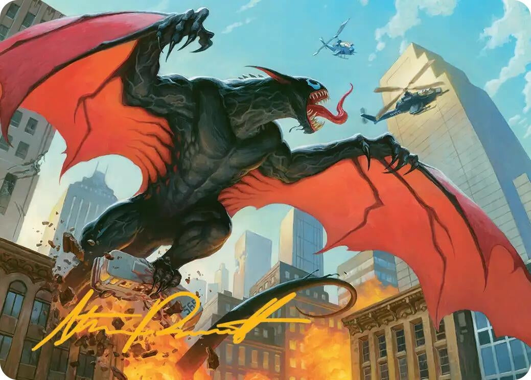 Grendel, Spawn of Knull Art Card (Gold-Stamped Signature) (54) (Art Series: Marvel's Spider-Man)