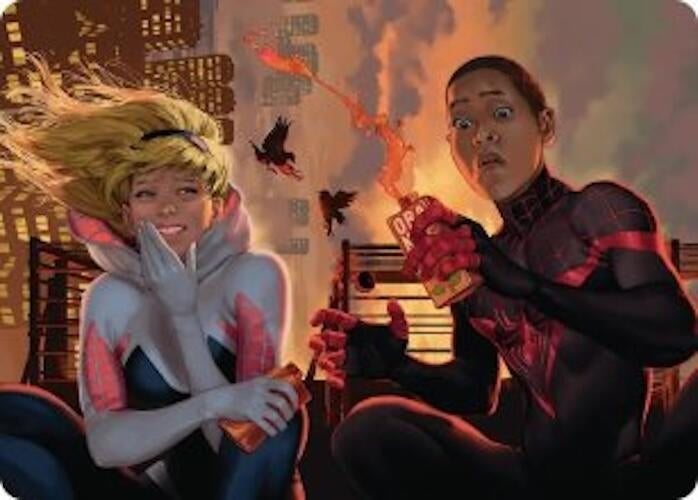 Heroes' Hangout Art Card (14) (Art Series: Marvel's Spider-Man)