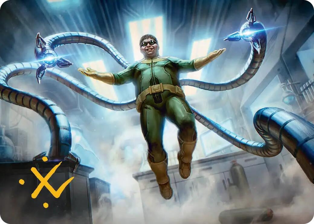 Doctor Octopus, Master Planner Art Card (25/54) (Gold-Stamped Signature) (25) (Art Series: Marvel's Spider-Man)