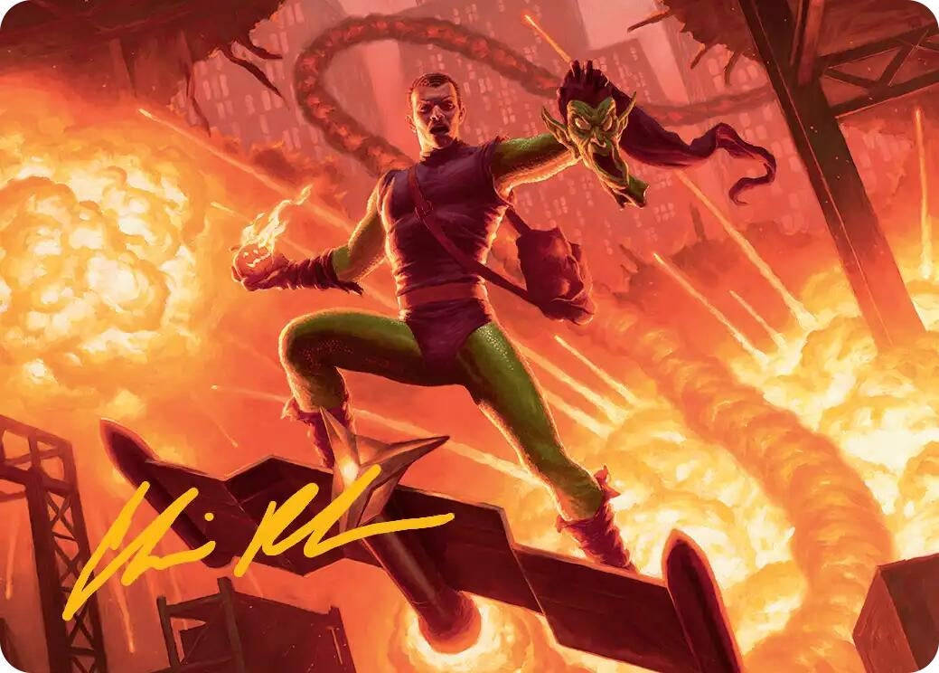 Green Goblin, Revenant Art Card (Gold-Stamped Signature) (27) (Art Series: Marvel's Spider-Man)