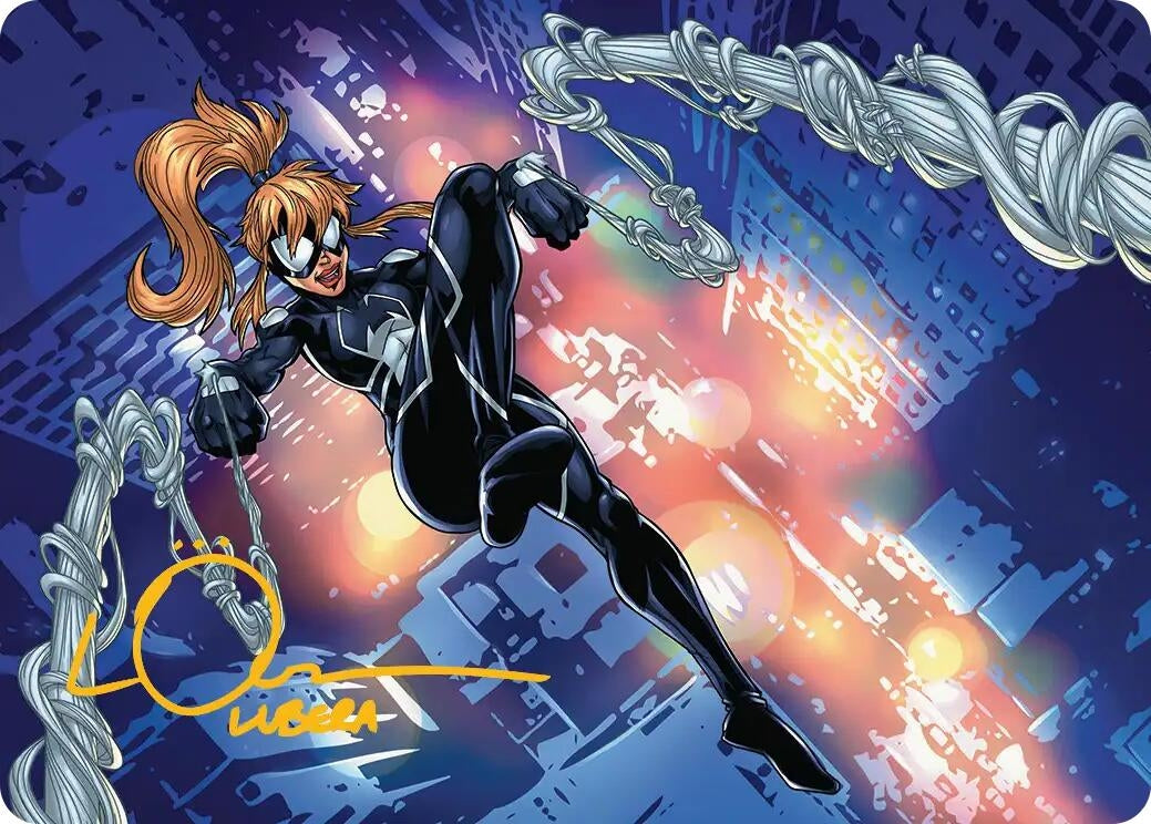 Arana, Heart of the Spider Art Card (Gold-Stamped Signature) (37) (Art Series: Marvel's Spider-Man)