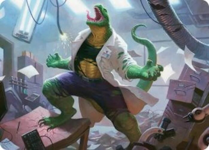 Lizard, Connors's Curse Art Card (18) (Art Series: Marvel's Spider-Man)