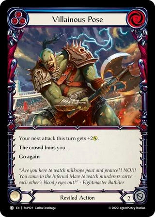 Villainous Pose (Blue) (SUP122) (Super Slam)