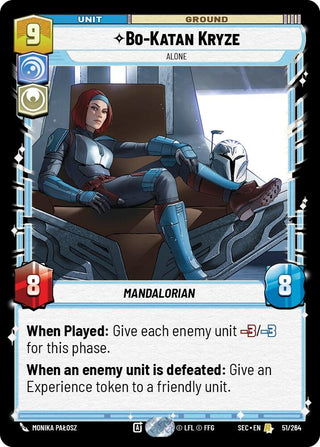 Image for Bo-Katan Kryze - Alone (51/264) (Secrets of Power) - Star Wars: Unlimited