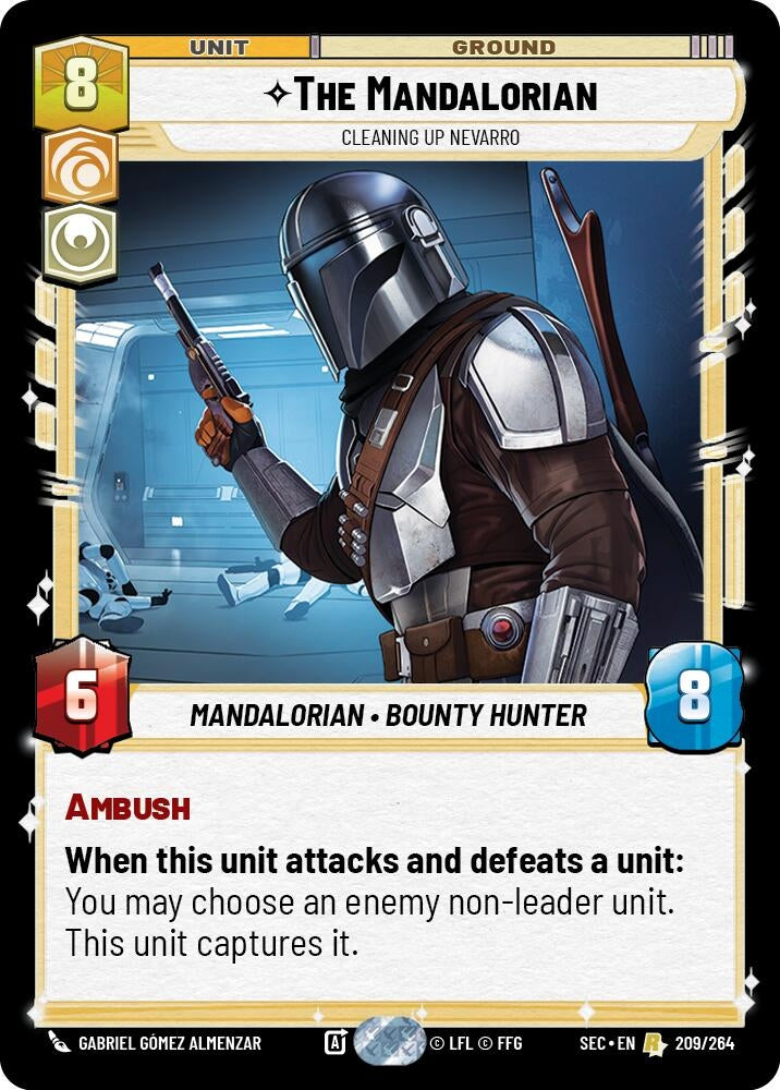 Image for The Mandalorian - Cleaning up Nevarro (209/264) (Secrets of Power) - Star Wars: Unlimited
