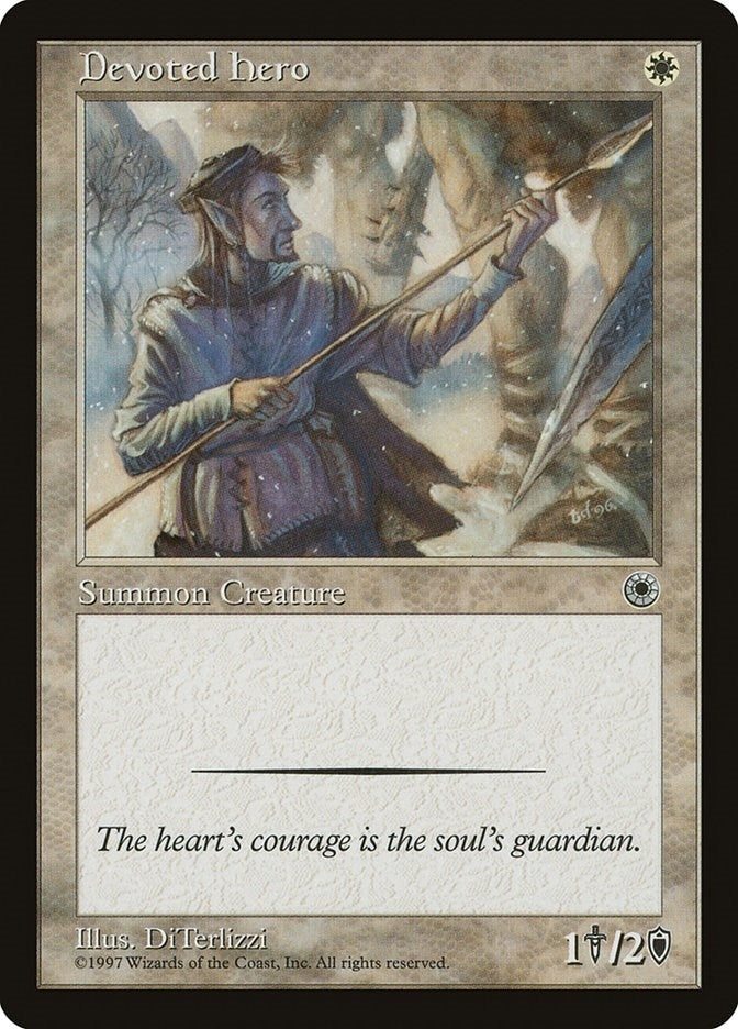 Devoted Hero [POR] - MTG Single