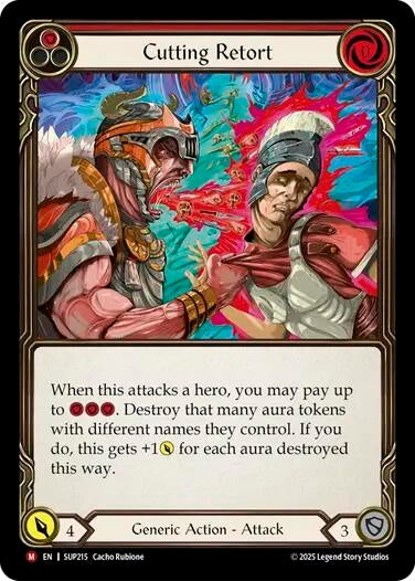 Image for Cutting Retort (SUP215) - Flesh and Blood TCG