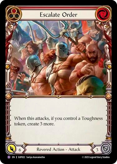 Image for Escalate Order (SUP022) - Flesh and Blood TCG