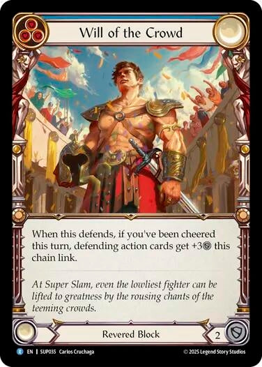 Image for Will of the Crowd (SUP035) - Flesh and Blood TCG