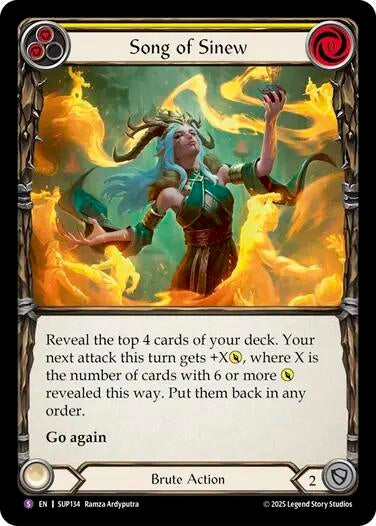 Image for Song of Sinew (SUP134) - Flesh and Blood TCG