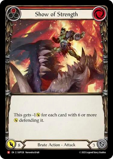 Image for Show of Strength (SUP128) - Flesh and Blood TCG