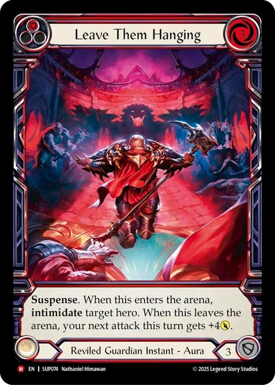 Image for Leave Them Hanging (Extended Art) (SUP074) - Flesh and Blood TCG
