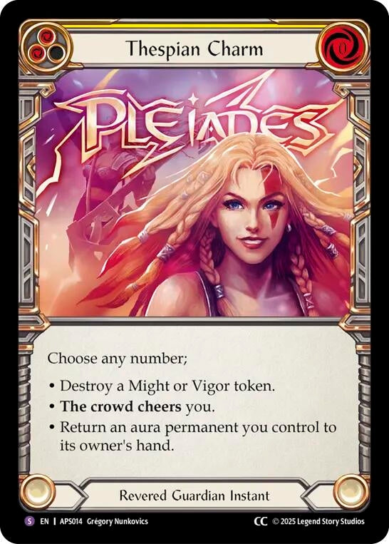 Image for Thespian Charm (APS014) - Flesh and Blood TCG