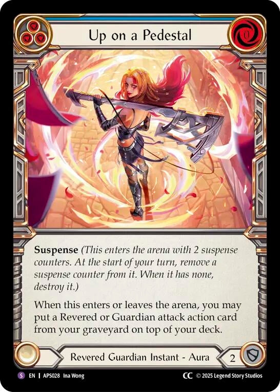 Image for Up on a Pedestal (APS028) - Flesh and Blood TCG