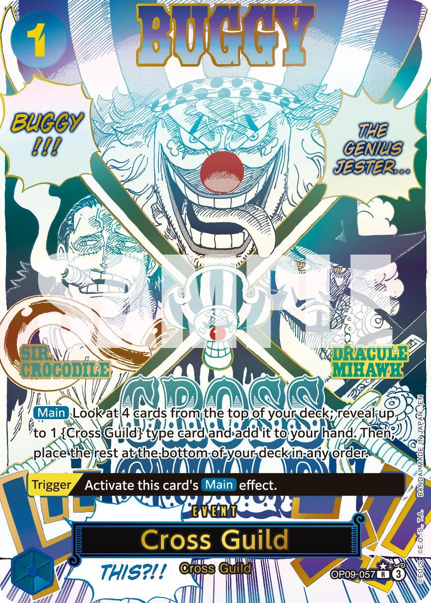 Image for Cross Guild (Alternate Art) (OP09-057) (Premium Booster -The Best- Vol. 2) - One Piece Card Game