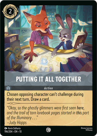 Image for Putting It All Together (196/204) (Whispers in the Well) - Disney Lorcana
