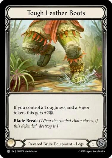 Image for Tough Leather Boots (SUP003) - Flesh and Blood TCG