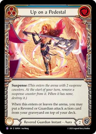 Image for Up on a Pedestal (SUP014) - Flesh and Blood TCG