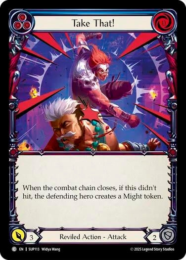 Image for Take That! (Blue) (SUP113) - Flesh and Blood TCG