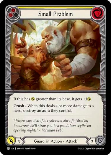 Image for Small Problem (SUP193) - Flesh and Blood TCG
