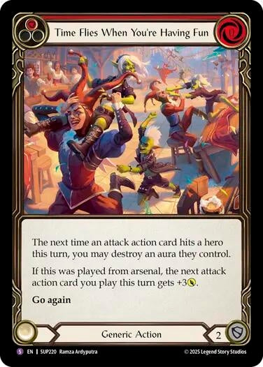 Image for Time Flies When You're Having Fun (SUP220) - Flesh and Blood TCG