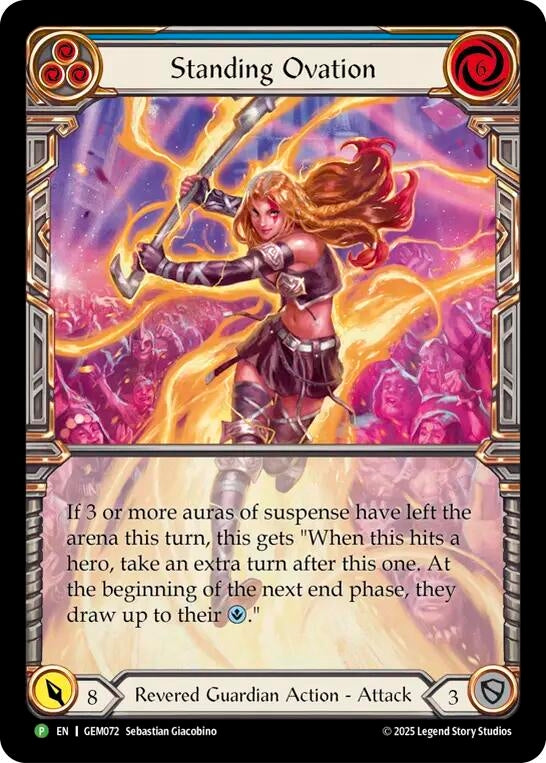 Image for Standing Ovation (GEM072) - Flesh and Blood TCG